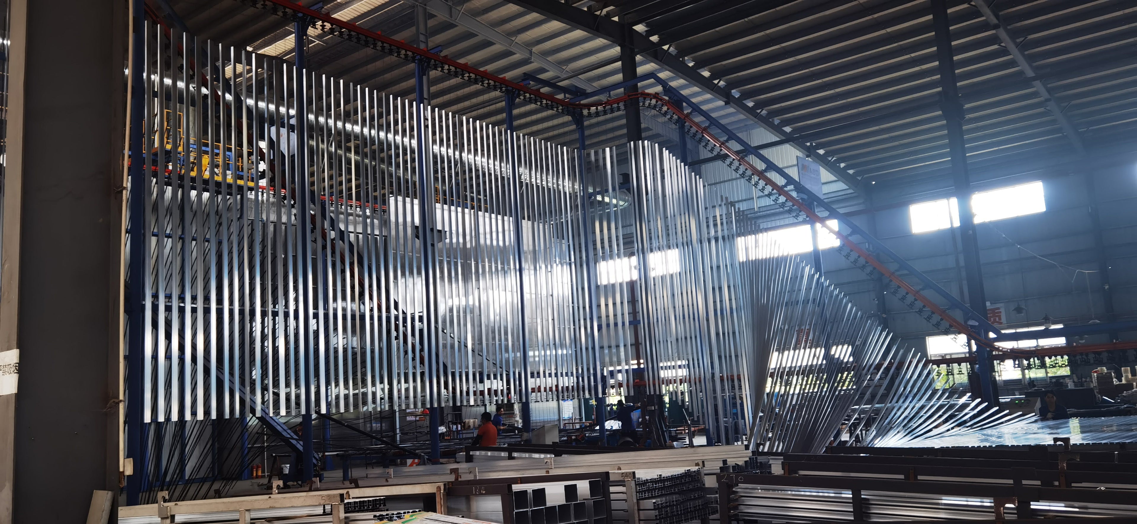 Aluminum Striping& Powder Coating
