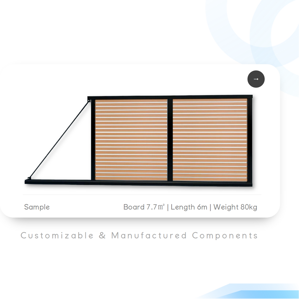 [Suspending] Non-welding Yard gate Frame