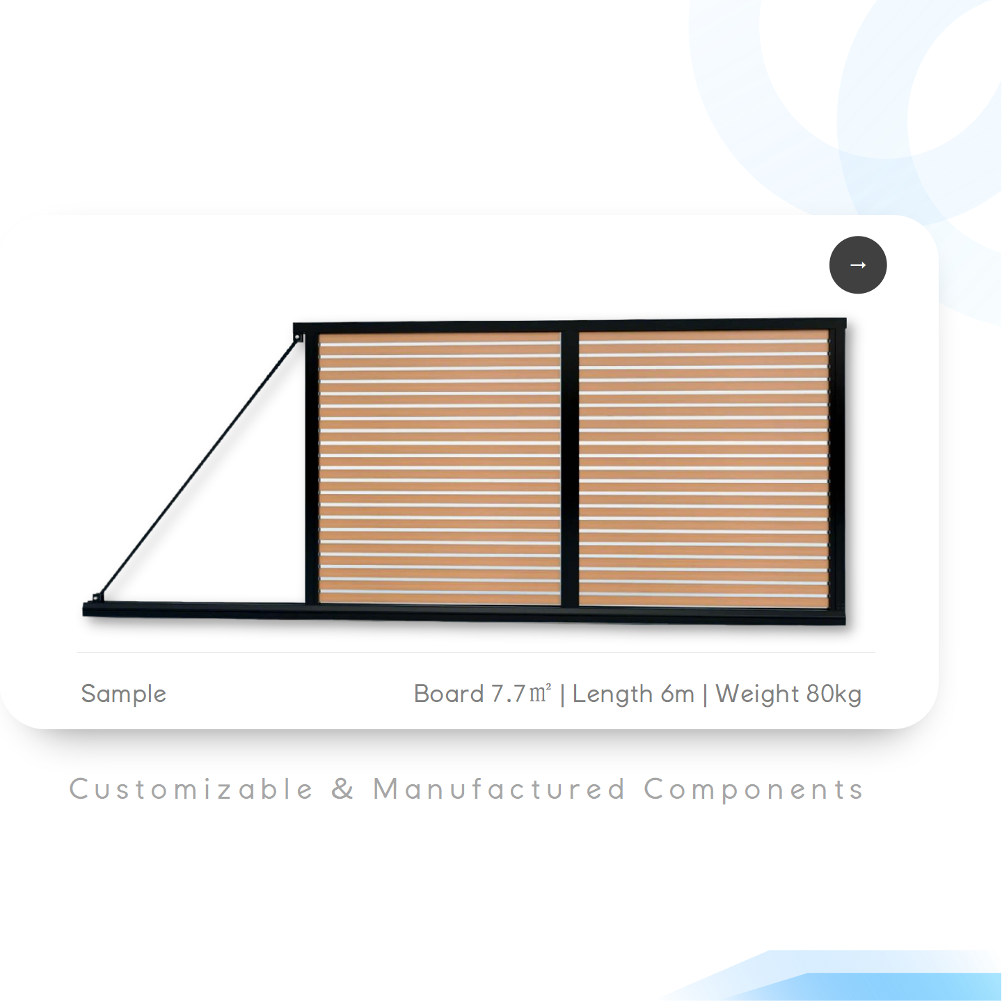 [Suspending] Non-welding Yard gate Frame